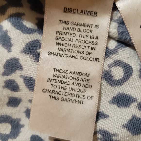 Emerson fry sleeveless leopard caftan size XS-SMALL - Picture 8 of 9